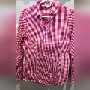 Women's Pink Checkered Shirt